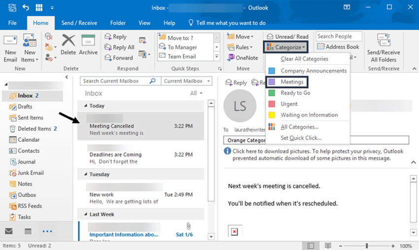 How To Organize Your Outlook Email